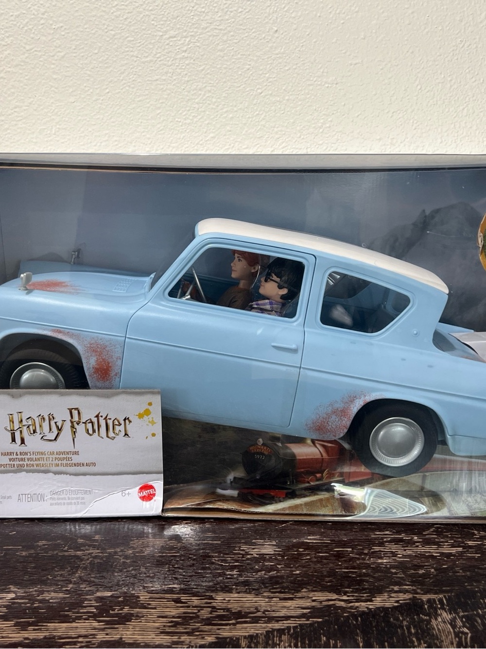 HARRY POTTER FLYING CAR SET DOLL HARRY + RON HHX03